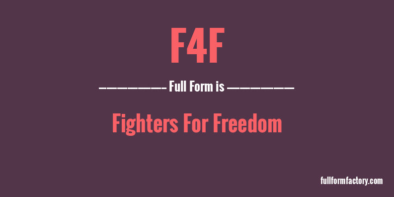 f4f-full-form