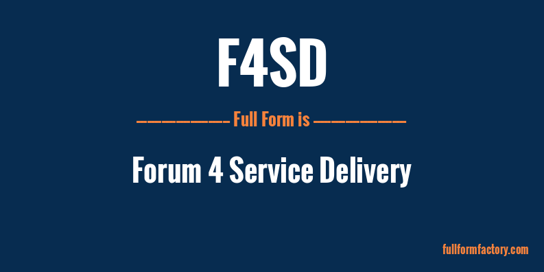 f4sd-full-form