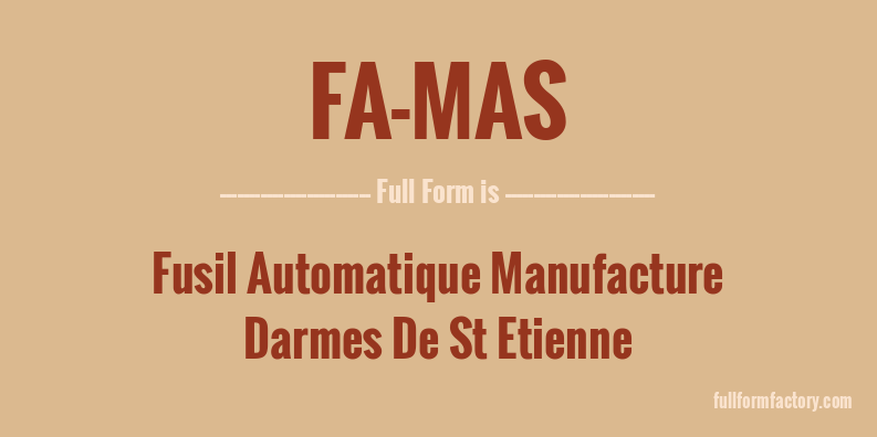 fa-mas-full-form
