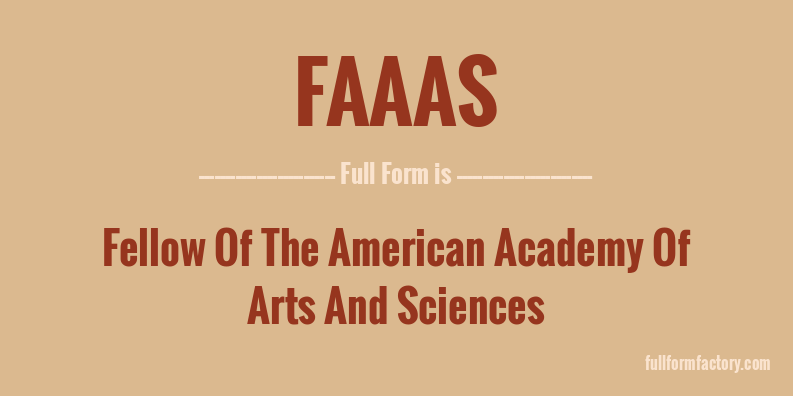 faaas-full-form