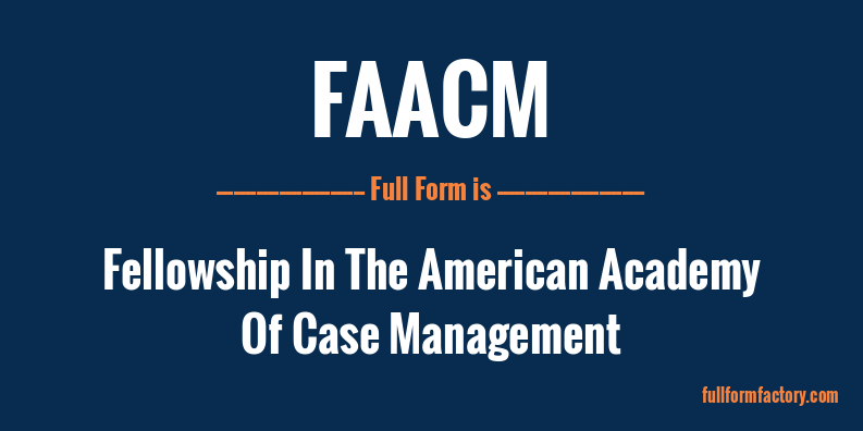 faacm-full-form