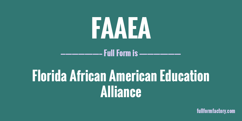 faaea-full-form