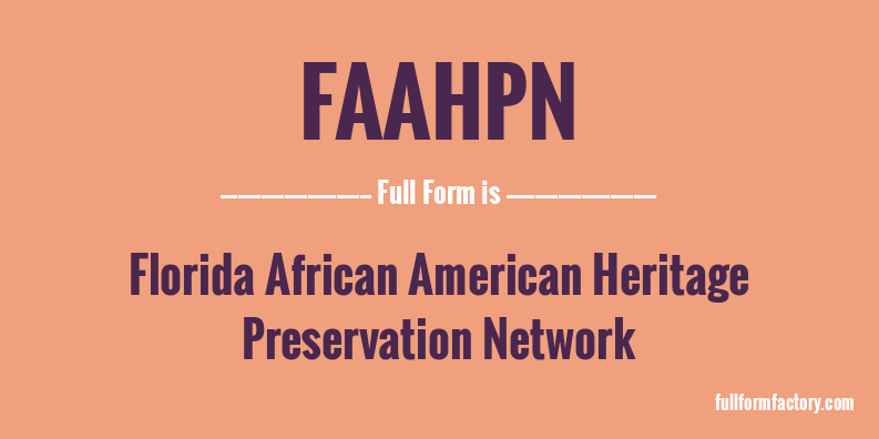 faahpn-full-form