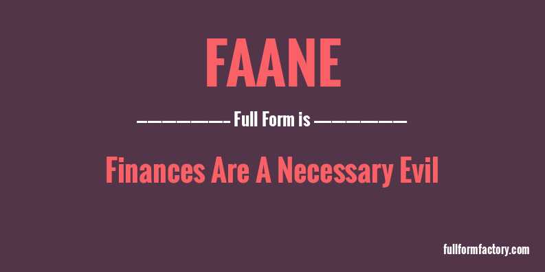 faane-full-form