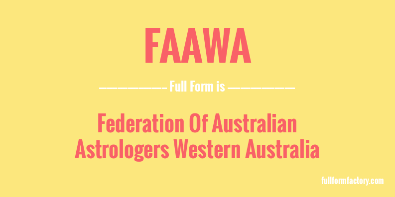 faawa-full-form