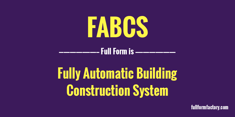 fabcs-full-form