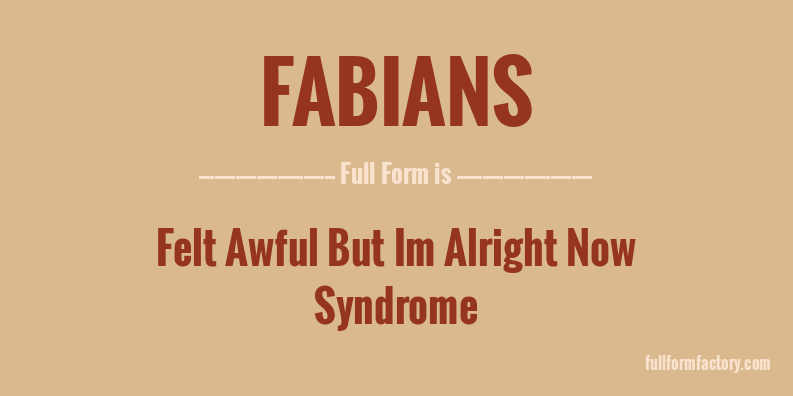 fabians-full-form