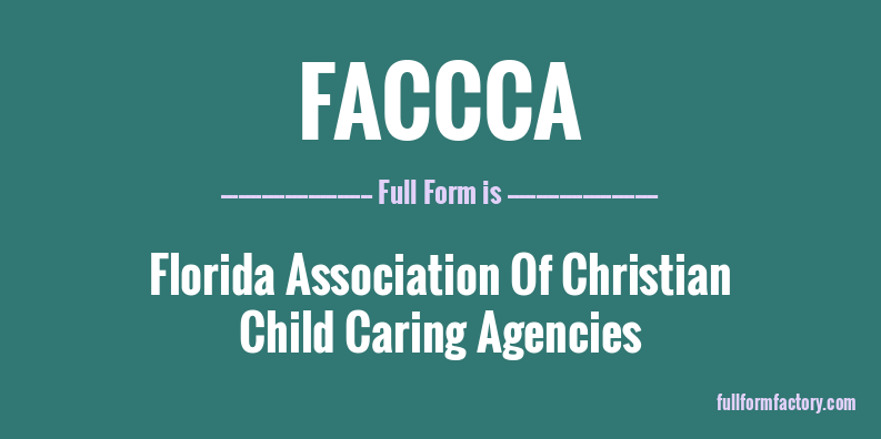 faccca-full-form