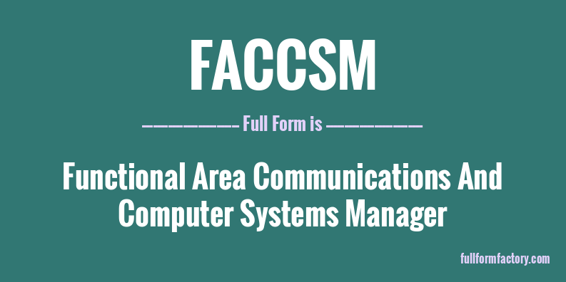 faccsm-full-form