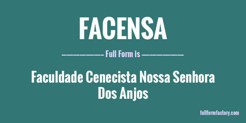 facensa-full-form