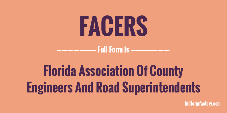 facers-full-form