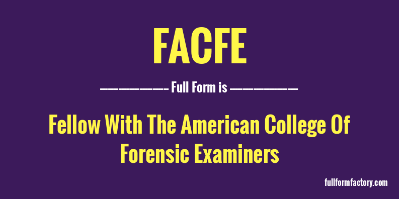 facfe-full-form