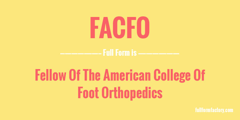 facfo-full-form