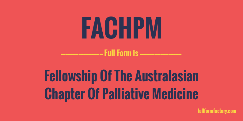 fachpm-full-form