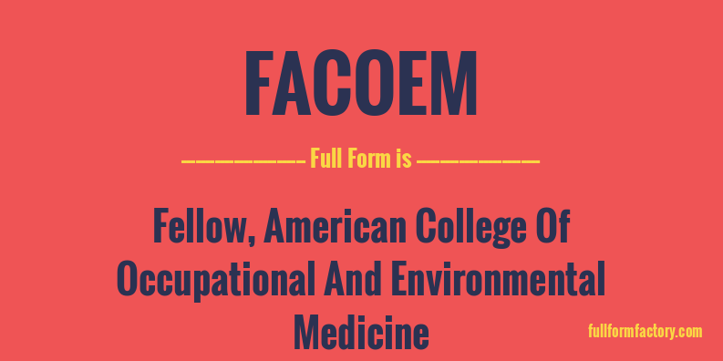 facoem-full-form