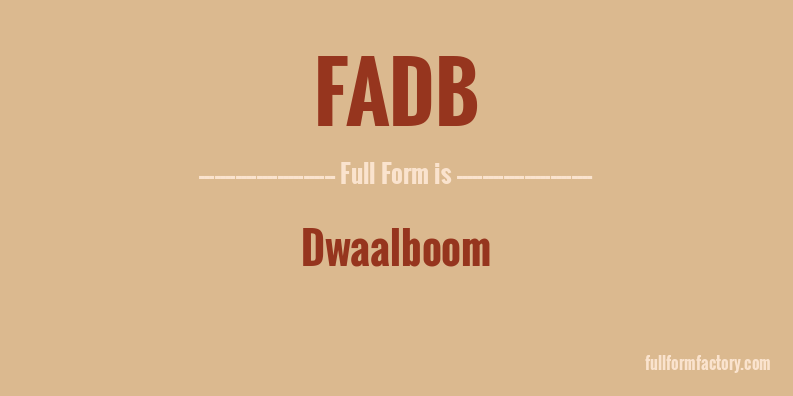 fadb-full-form
