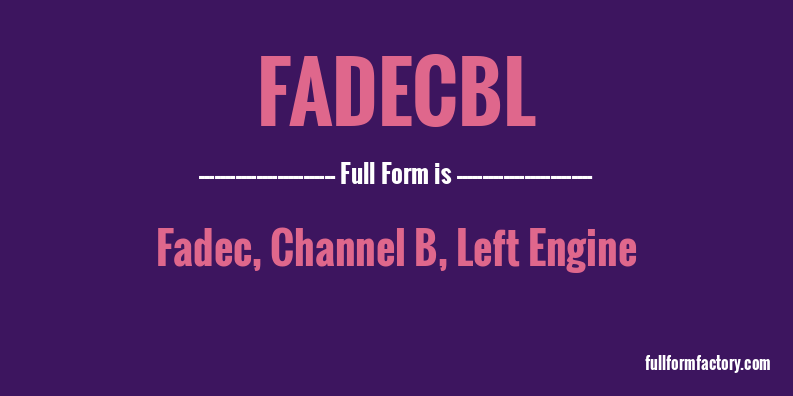fadecbl-full-form