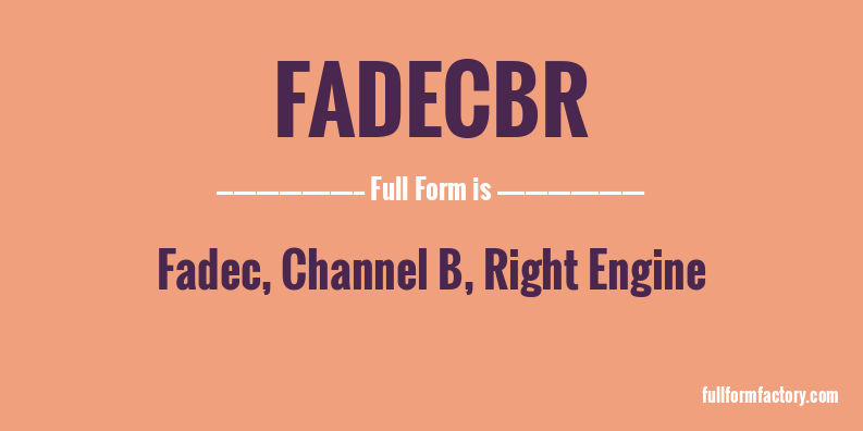 fadecbr-full-form