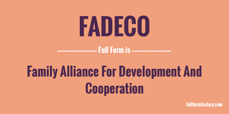 fadeco-full-form