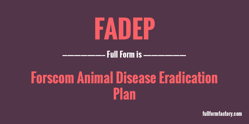 fadep-full-form