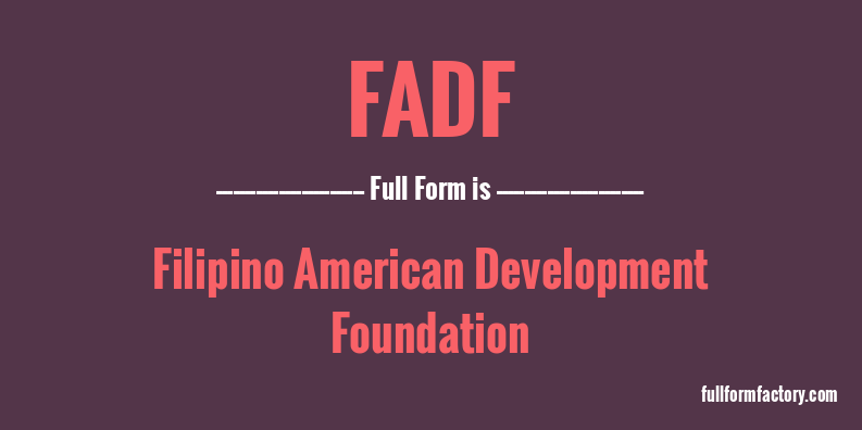 fadf-full-form
