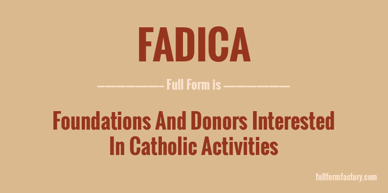 fadica-full-form