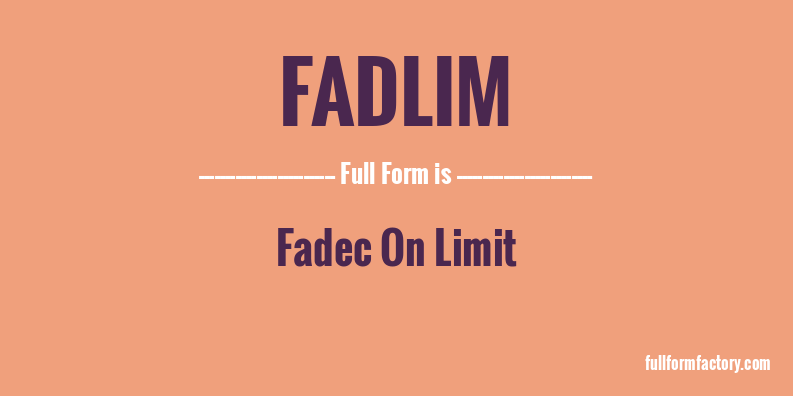 fadlim-full-form
