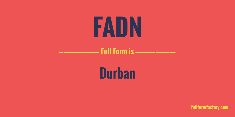 fadn-full-form