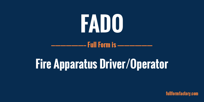 fado-full-form
