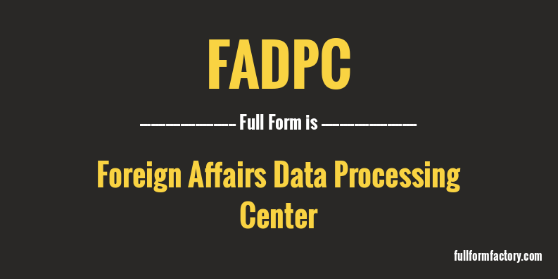 fadpc-full-form