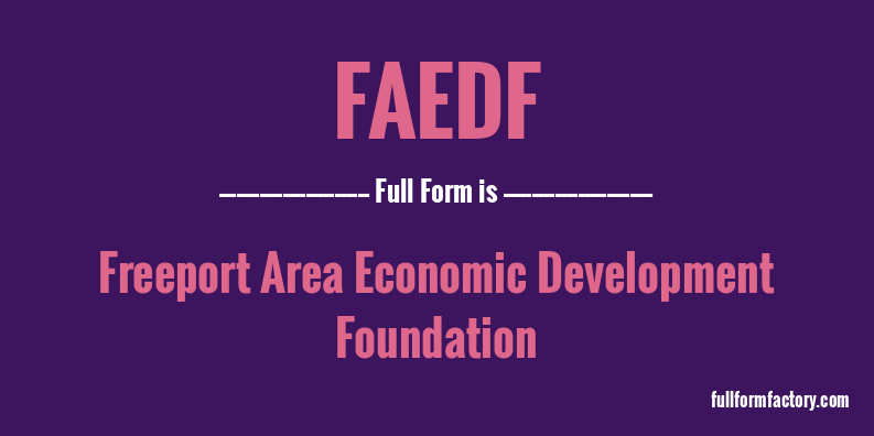 faedf-full-form