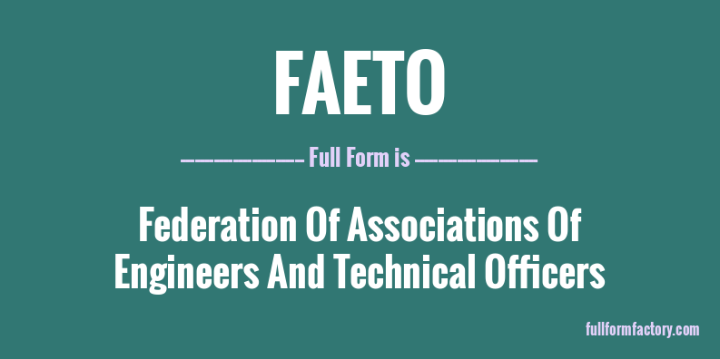 faeto-full-form