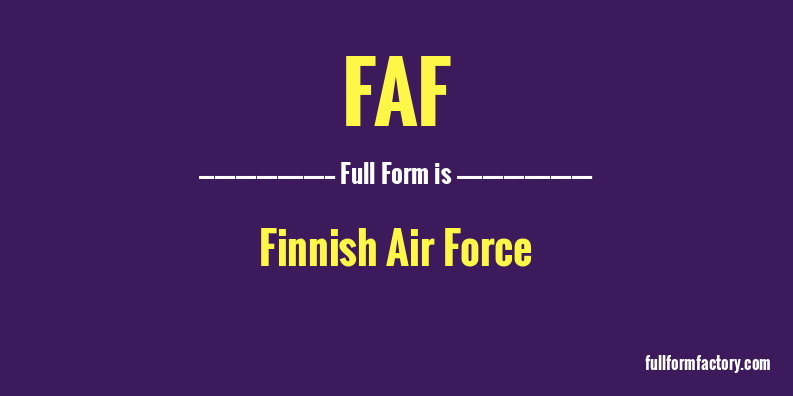faf-full-form