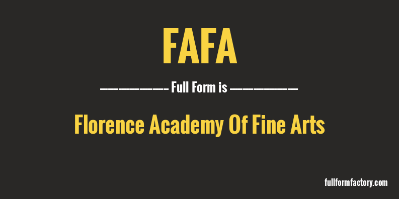 fafa-full-form