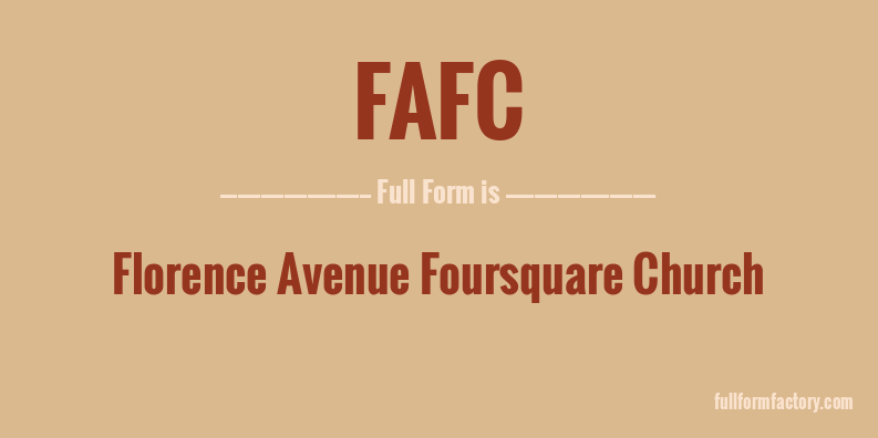 fafc-full-form
