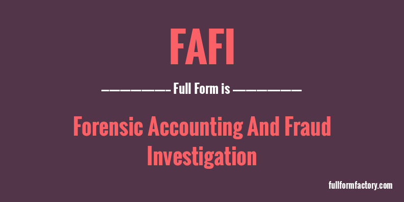 fafi-full-form