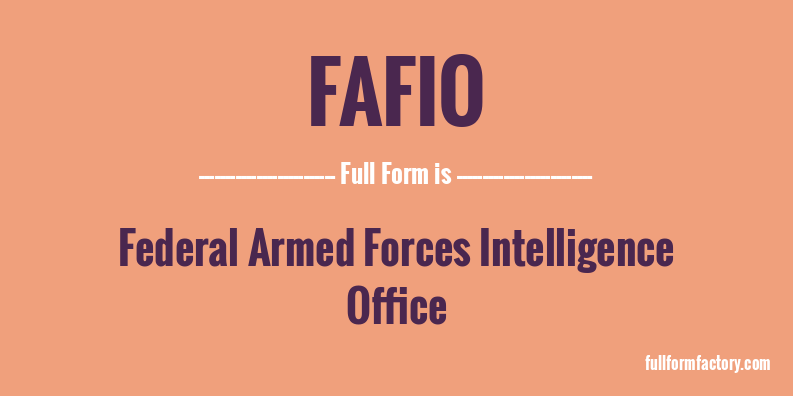 fafio-full-form
