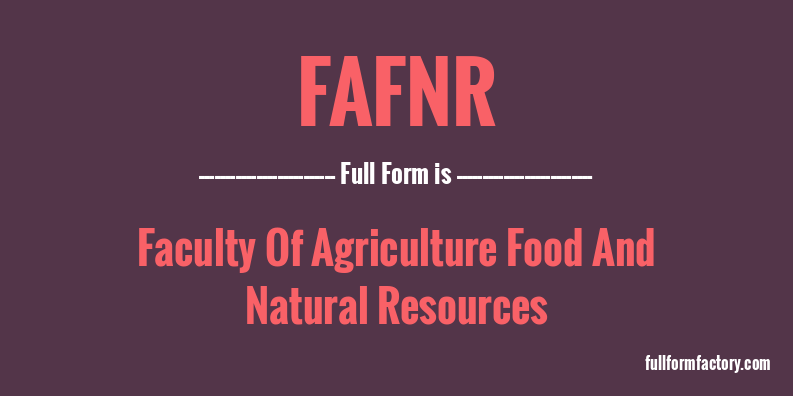 fafnr-full-form