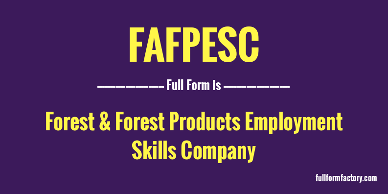 fafpesc-full-form