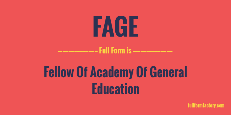 fage-full-form