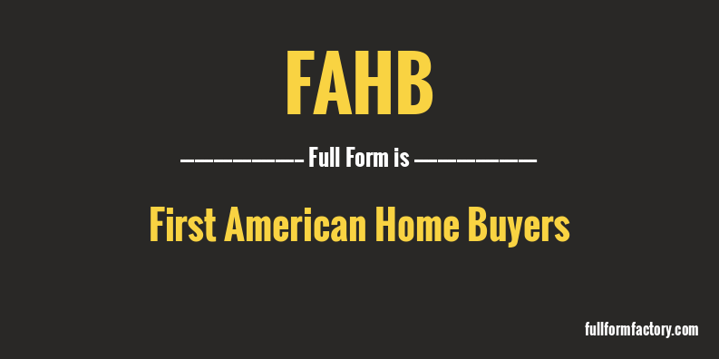 fahb-full-form