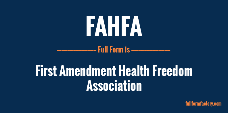 fahfa-full-form