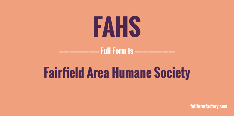 fahs-full-form