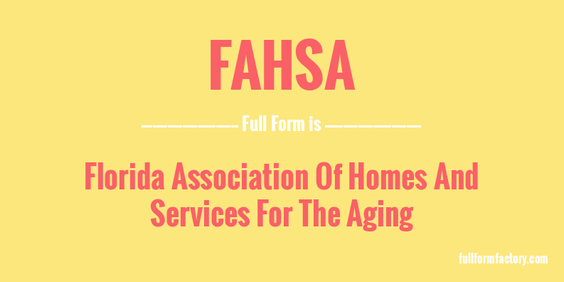 fahsa-full-form
