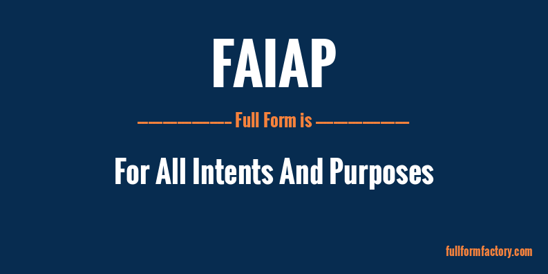 faiap-full-form