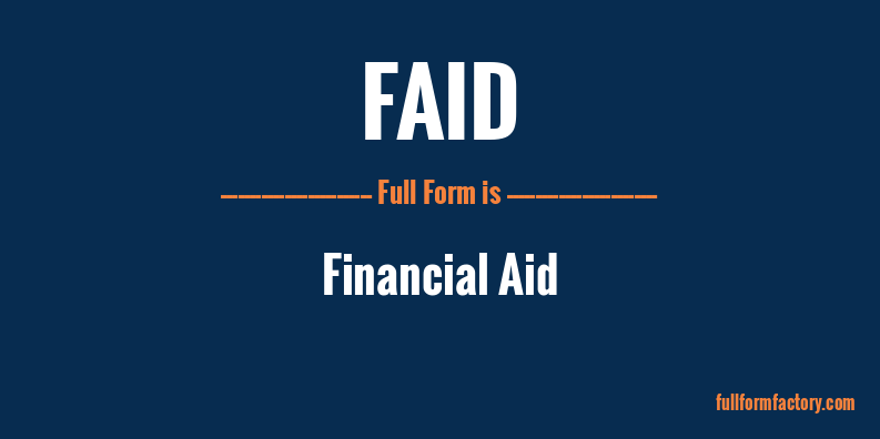 faid-full-form