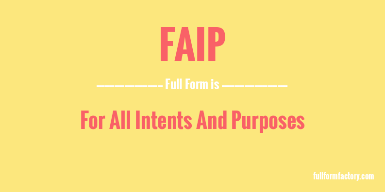 faip-full-form