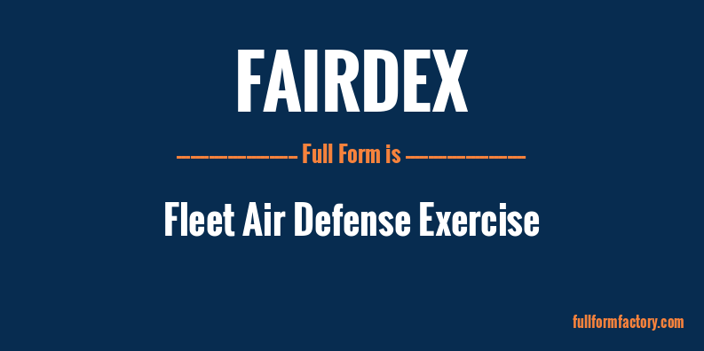 fairdex-full-form