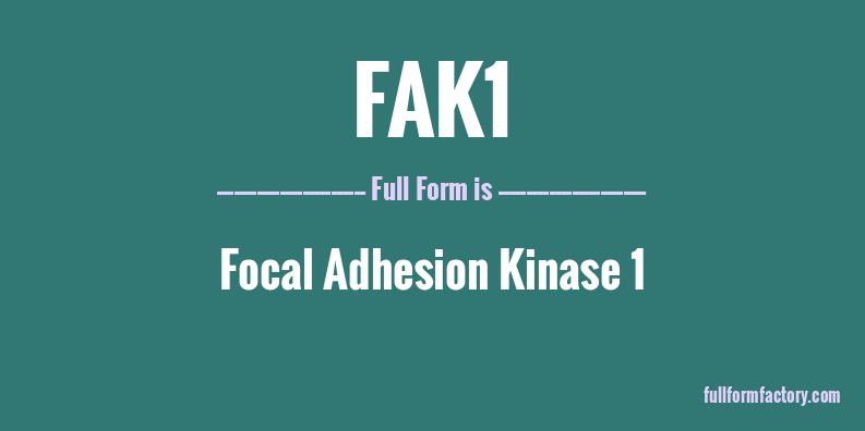 fak1-full-form