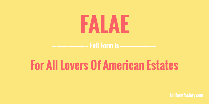 falae-full-form
